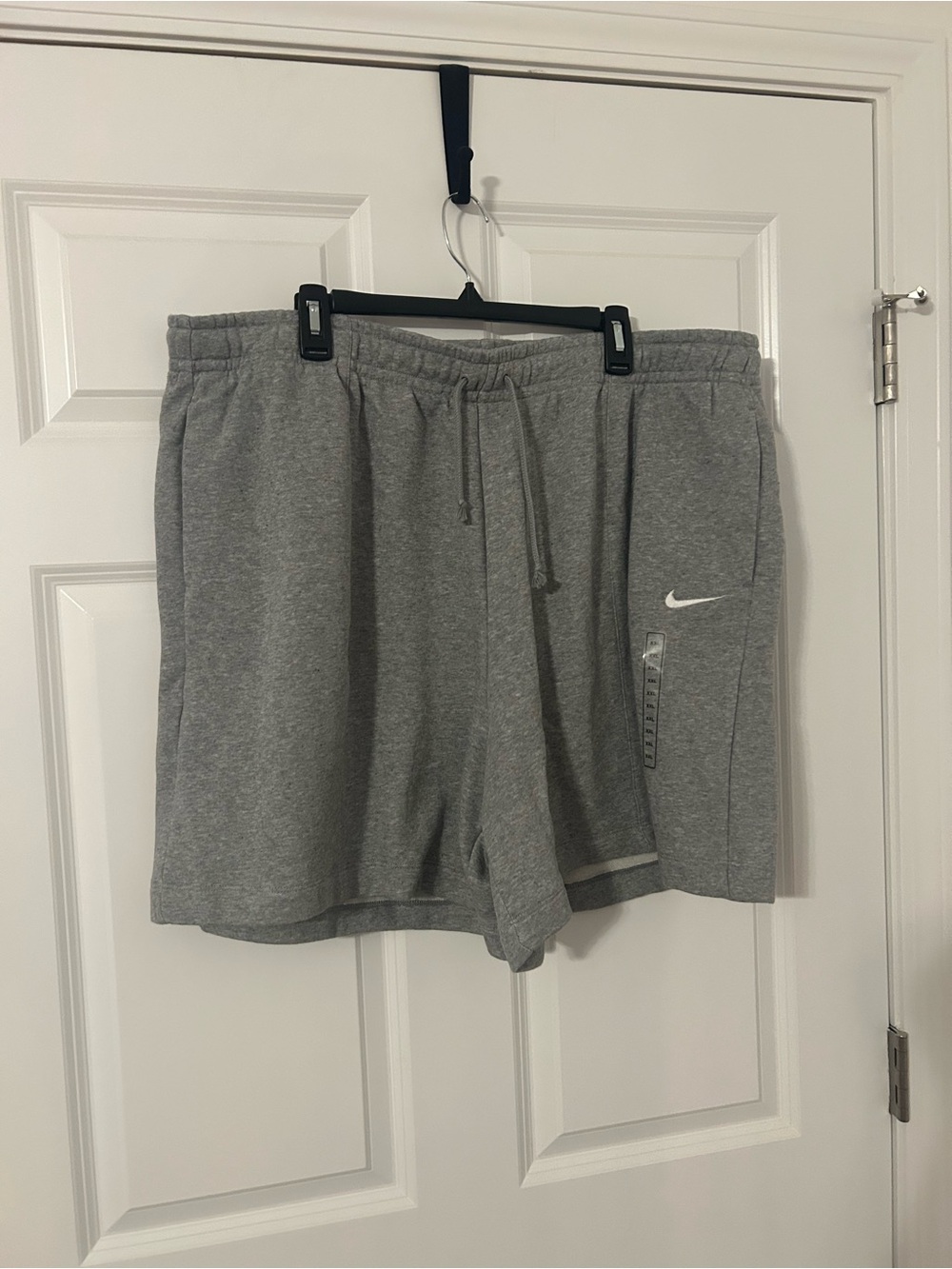 Nike Men's Light Grey Athletic Shorts with Swoosh NWT